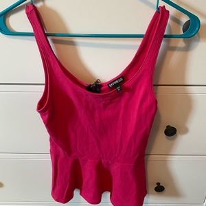 Express Hot Pink Tank Top